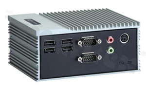 Fanless Embedded System with Intel Atom Processor Z510/Z530 up to 1.6 GHz and Wide Range DC-in; Supports 4 USB 2.0;  2COM; 1 10/100/1000Mbps Ethernet; One 2.5" SATA HDD;CompactFlash