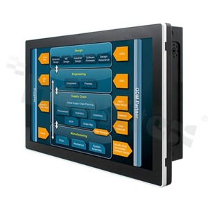10.1'' Multifunctional RISC Bezel Free Multi-Touch PanelComputer; Freescale i.MX51 800MHz; 512MB RAM; 4GB eMMC; HDMI; LVDS; 2xCOM; 2x USB; LAN; SD slot; 2x2W speakers; OS: Android/ Linux; supply 12V DC