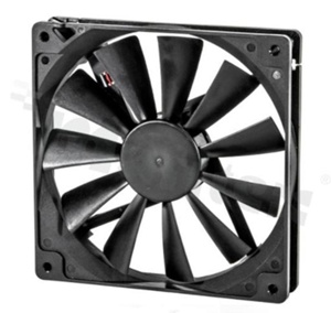 Fan; DC; 12VDC; 140x140x25mm; 3.22m3/min; 30.9dB.
