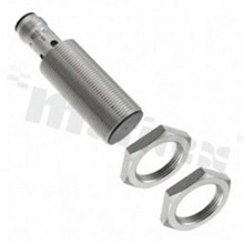 Proximity sensor; inductive; material: nickel-brass; length: 59mm; thread: M18; shielded; sensing distance: 8mm; power supply: 10-30V DC; PNP-NC; connector: M12