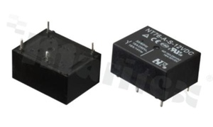 Electromagnetic relay; contact rating current 16A; coil voltage 12VDC; make contact (1A); 16A/30VDC; 16A/250VAC