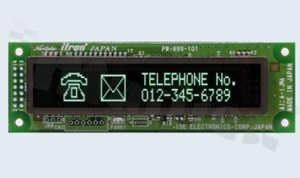 Matryca graficzna; 112x16 punktów; +5V; -40+85C; ekran 52.5x11.45mm; Noritake; Wycofany z produkcji; GU140X16G-7002;