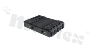 Bezwentylatorowy komputer wbudowany; procesor IntelCore i7/ i5/ i3/Celeron 6th gen; do 16 GB RAM; wyjmowalny HDD; 4x USB 3.0; 2xCOM; 2x LAN; 12-bit GPIO; 2x SIM slot; SMBus; 2x PS/2; M.2; mPCIe; IET;temperatura pracy : -20+60C; zasilanie 9-32V DC