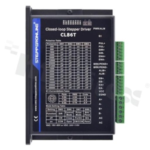 Silnik; sterownik krokowy; 2 fazy; 8.2A; 24-80VDC; 97x139x52mm