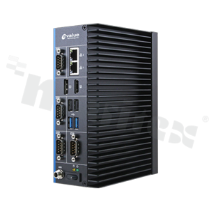 Bezwentylatorowy komputer wbudowany; Elkhart Lake x6413E; RAM: do 32GB; 4xCOM; 4xUSB; 2xLAN; HDMI; DP; Audio; M.2 Key B; TPM 2.0; temp. pracy: -40+70C; zasilacz