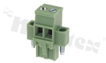 Pluggable terminal block; 5.08mm pitch; 2-ways; female; for wire 2.5mm2; wire insertion direction 90° to plug-in direction; p.bronze contacts; brass cage; UL 250V/12A 