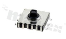 Przełącznik Tact Switch; SMD; wymiary korpusu 10.0x10.6; h=5.0mm; detector; o sile nacisku 250gf