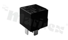Przekaźnik elektromagnetyczny; prąd znamionowy 40A; napięcie cewki 12V DC; pojedynczy styk zwierny (1A); 40A/13.5 VDC