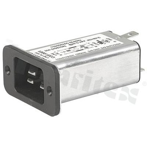 Power Input Modules (PEM); C20F.0104; Quick Connect; 3; Flanges, Panel; Receptacle