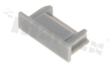 NPROFILE-E-S-G0 end cap for ALU2 aluminium profile, RoHS