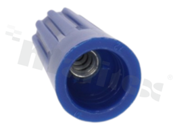 Szybkozłączka; skręcane; niebieski; 22AWG-14AWG; Wersja: końcowa
