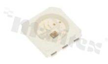 Dioda LED PLCC6; SMD 5050; z wbudowanym sterownikiem cyfrowym; RGB Full Color; Red: 240-260mcd; Green: 420-460mcd; Blue: 160-180mcd; 12mA; 12V; soczewka water clear; 160 stopni; 5mm x 5mm x 1.6mm /1000 szt.