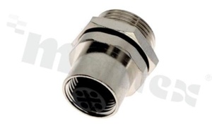 M-625-RF-R - gniazdo 5pinowe, żeńskie, lutowane, IP68