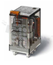 Przekaźnik elektromagnetyczny; przemysłowy; prąd znamionowy 10A; napięcie cewki 6VDC; podwójny styk przełączny DPDT; moc cewki 1W; 10A/250VAC, 10A/24VDC; montaż: gniazdo