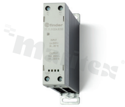 Przekaźnik półprzewodnikowy; prąd znam. 15A; napięcie znam. 230VAC; wyjście 1(SPST-NO); napięcie łączeniowe 19-305VAC; napięcie ster. 4-32VDC; moc ster. 0.4W; załącz. natychmiast; montaż: zaciski śrubowe, na szynę DIN 