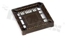 PLCC Socket; in pitch 1.27mm; 52-pins; tinned; SMD