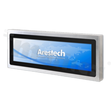 Monitor przemysłowy 28.6"; 16:4.5; FULL IP66; rozdizelczość 1920 x 540; jasność 1000 nitów; kontrast 1000:1; kąt widzenia 178/178; VGA(M12); HDMI (IP67); zasilanie 12V DC (M12); VESA