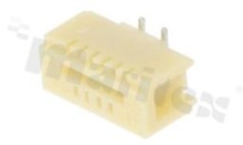Non-ZIF connector for FFC/FPC; pitch 1.00mm; 4-contacts; SMD; top entry