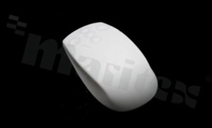 Silicone mouse; IP67; USB; black; dimensions 90 x 55 x 20 mm