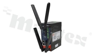 Industrial IEEE 802.11 a/b/g/n Dual 4G LTE Cellular Router with 2x10/100/1000Base-T(X); operating temperature -25+70 deg.C; DIN