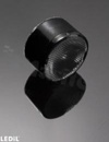 Soczewka do diod LED high power; kąt rozsyłu: 26 do 32 stopni FWHM; ilość diod: 1; rozmiar: okrąg 16mm; wysokość: 9.7mm; rodzaj materiału: PMMA; sposób mocowania: taśma