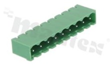 Listwa zaciskowa rozłączalna; w rastrze 5.08mm; 9-torowa; męska; pionowa; zabudowana; UL 300V/15A; TUV:320V/20A