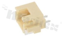 Header for PCB; pitch 2.50mm; 2-contacts; SMD; male; side entry; 250V/3A