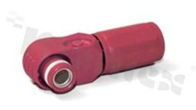 Złącze; wtyk żeński; kątowy prawy; zaciskane 16mm2; seria SurLok Plus; 5.7mm; 1pin; IP67; 120A; 1000V; kolor czerwony