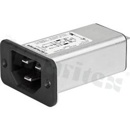 Power Input Modules (PEM); C22F.0101; Quick Connect; Flanges, Panel, Screw; Receptacle