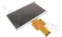 Wyświetlacz TFT; LCD 7.0"; 800xRGBx480 pikseli; cyfrowy; podświetlenie białe LED; kąt patrzenia 12:00; jasność 400 cd/m2; kontrast 500:1; 50 pinów