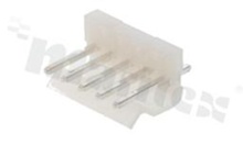 Header for PCB; pitch 3.96mm; 5-contacts; THT; male; top entry; 250V/7A