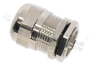 Dławnica kablowa M20; mosiężna niklowana; M20x1.5  EMC 9-12mm