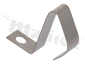 Battery holder; button contact; positive; with solder tab; AA, CR2, A, 17500, 18350, 18650