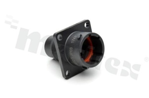 Standard Connector circular; RCP SQ FL 3 pins; SZ 12 PIN SEAL