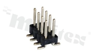Listwa stykowa do PCB; w rastrze 2.54mm; 2x7 styków; montaż: SMD; męska; prosta; dwurzędowe