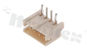 Header for PCB; pitch 1.50mm; 4-contacts; THT; male; side entry; 50V/1A