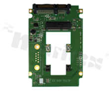 Expansion board mSATA -> SATA Module; oper. temperature: -40+85 deg.C