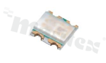 LED RF-W3S198TS-A41; SMD 0606; RGB: czerwona 625-635nm/35-100mcd; zielona 515-525nm/260-900mcd; niebieska 465-475nm/60-200mcd; water clear; 140 stopn