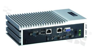 Fanless Embedded System with Intel Atom Processor D525  1.8 GHz; supply 9-34V DC; 4 USB 2.0; 3COM; 2 LAN; operating temperature -10+55C