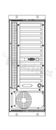 Rear panel plate AX61400WB, 72614000100E