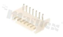 Header for PCB; pitch 2.50mm; 7-contacts; THT; male; side entry; 250V/3A