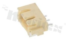 Header for PCB; pitch 2.50mm; 3-contacts; SMD; male; side entry; 250V/3A