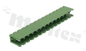 Listwa zaciskowa rozłączalna; w rastrze 5.08mm; 14-torowa; męska; pionowa; otwarta; UL 300V/15A; TUV:320V/20A