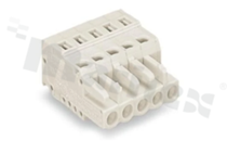 Pluggable terminal block; 5.00mm pitch; 2-ways; female; for wire 2.50mm2 (28-12AWG); wire insertion direction same as plug-in direction; spring clamp; UL: 300V/15A