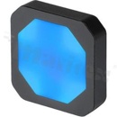 Capacitive switch; momentary; NO; mounting behind 2mm glass; dimensions 30×30×10.78mm; 7-pin connector; RGB area illumination; LED without resistor; polarity-free OptoMOS output; 5-28VDC supply; 100mA, 42VAC/60VDC