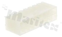 Header for PCB; pitch 4.20mm; 16-contacts [2x8]; THT; male; top entry; 2 rows; 300V/9A