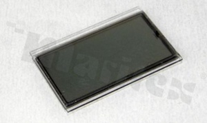 Display LCD; alphanumerical 7,5-digits; TN; reflective; output rubber connector; screen 34x21x2mm