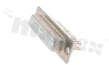 D-Sub Connector; female; male; 25 contacts; straight