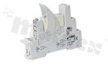 Interface relay; contact rating current 8A; coil voltage 24VAC; changeover contacts (2P); 8A/24 VDC; 8A/230VAC