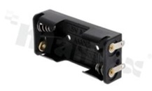 2xAAA Battery holder; with soldered lug